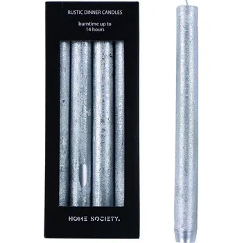 Svíčka Stolní svíčky stříbrné