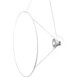 Luceplan Amisol LED závěsné světlo Ø 110cm opál bílá opálově bílá LED 42 W celkem - Doprava zdarma