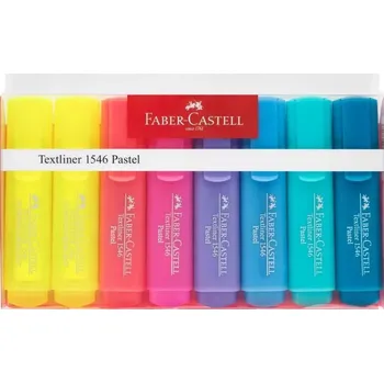 Zvýrazňovač Zvýrazňovače Faber-Castell Textliner 8 ks