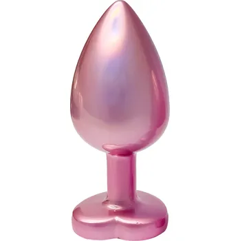 Dream Toys Gleaming Love Plug Matte Pink Large