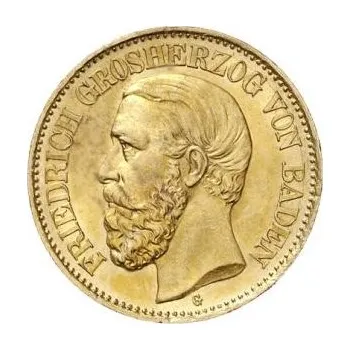 10 Mark zlatá mince Friedrich Grossherzog von Baden J188 (1890-1901)
