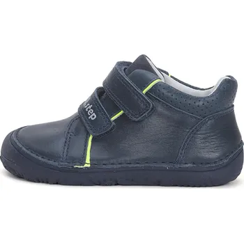 Chlapecké polobotky D.D.Step Barefoot kožené boty S073-42466 Royal blue/tmavě modrá, D. D. Step Velikost: 24