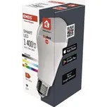 Chytrá LED žárovka GoSmart A65 / E27 / 14 W (94 W) / 1 400 lm / RGB / stmívatelná / Zigbee