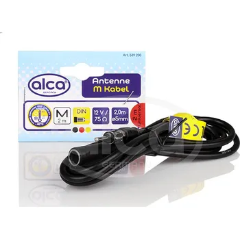 Autoanténa Alca Germany 082-0204 Anténní prodlužovací kabel 200cm, 12V/75 Ohm, 539200