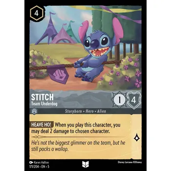 Sběratelská karetní hra Stitch 171/204 - Shimmering Skies Typ karty: Non-Holo