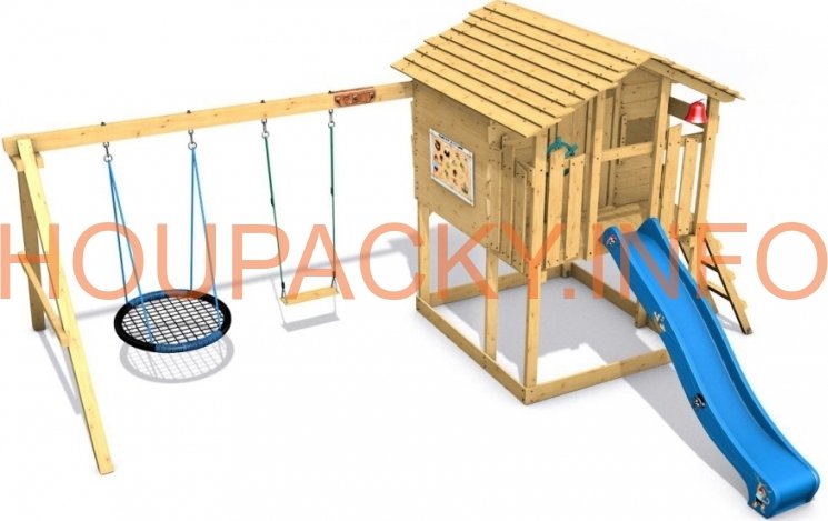 Dětský domeček Monkey´s Home Chatrč pirát Bart