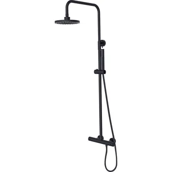 Sprchový set Termostatický nástěnný set DECCO/ILLUSION černá (10075) HOPA