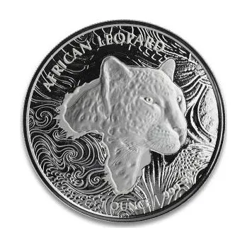 1 unce stříbrná mince Afrika Ghana Leopard 2019