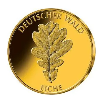20 Euro zlatá mince Deutscher Wald - Eiche 2010