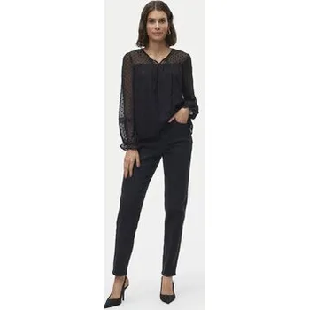 Dámská halenka Vero Moda Halenka Leah 10314692 Černá Regular Fit M