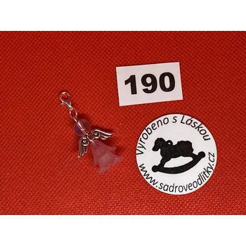 HandMade by VeJa Přívěšek - andílek pro štěstí/ radost č.190