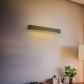 Lampička Euluna Nástěnné světlo Soft, šířka 60 cm, grafit, hliník, G13 1 x 11 W LED - Doprava zdarma