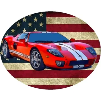 Nášivka Nažehlovačka Ford GT40 (digitální nažehlovačka s osobním autem)