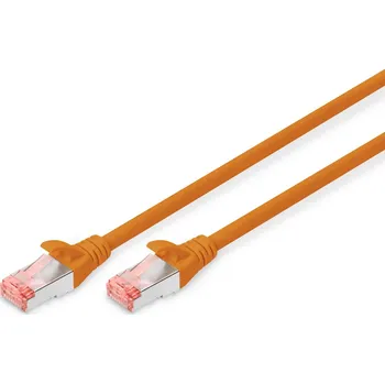 Počítačové příslušenství Digitus DK-1644-010/OR síťový kabel Oranžová 1 m Cat6 S/FTP (S-STP)