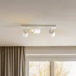 SIGMA Stropní bodové světlo Zoom, 3 žárovky, bílé, kov, GU10 - Stínidlo na lampu – Ø 6 cm; baldachýn – šířka 5 cm, výška 2,5 cm bílá 1 x 10 W LED - Doprava zdarma