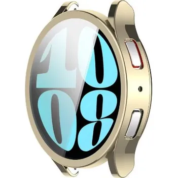 Příslušenství k chytrým hodinkám Silikonový kryt pro Samsung Galaxy Watch 6 44mm - Zlatý