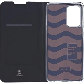 Telefonní příslušenství DUX DUCIS Skin Pro flipové kožené pouzdro pro Samsung Galaxy A72 5G Black