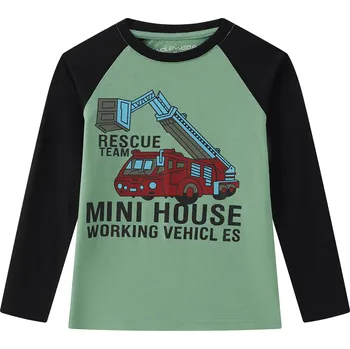 Chlapecké tričko - Wolf S2431A, zelinkavá Barva: Zelená, Velikost: 110