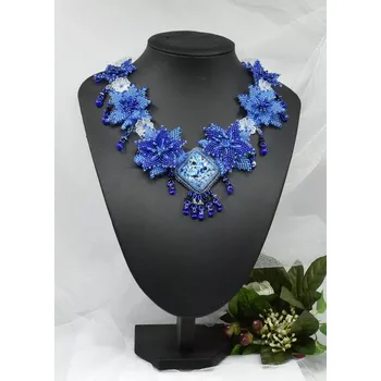 Náhrdelník Mijabijoux Masivní náhrdelník Noční květy MB00363