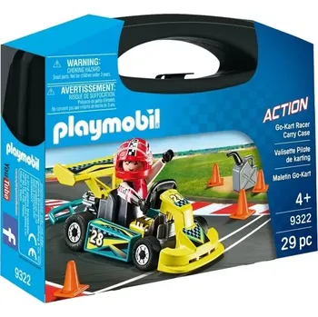 Stavebnice Playmobil Playmobil 9322 Přenosný box Motokára