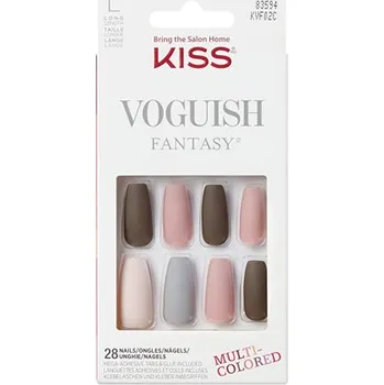 Kiss My Face Voguish Fantasy Nails Chilllout Nails ( 28 ks ) - Nalepovací nehty
