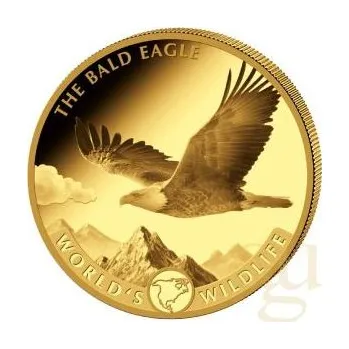 1 unce zlatá mince Kongo World´s Wildlife - Weißkopfseeadler 2021