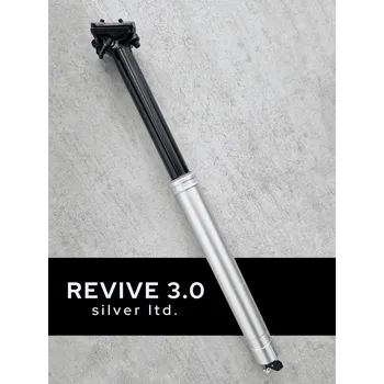 Sedlovka BIKEYOKE REVIVE 3.0 Silver Ltd ↕160mm Ø31.6mm bez páčky bez adaptéru standardní