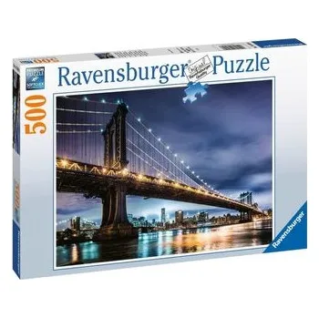 Puzzle Ravensburger Puzzle - Most nad řekou 500 dílků