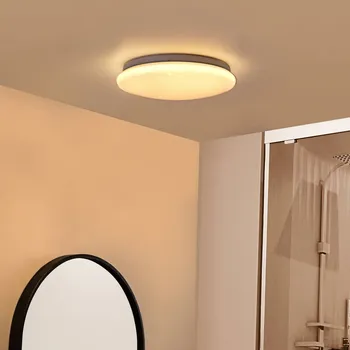 Lindby LED stropní svítidlo Emeryn, 4 000 K, bílé, Ø 28 cm - Stříška - Ø 25 cm, výška 1,7 cm bílá LED 12 W celkem