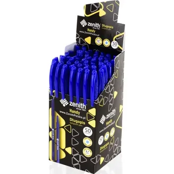 Astra ZENITH Handy, Jednorázové kuličkové pero 0,7mm, modré s víkem, 201318007