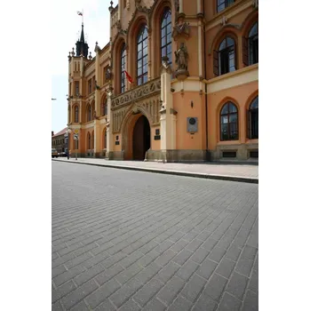 Venkovní dlažba Dlažba zámková BEST Klasiko antracitová – 200×100×80 mm