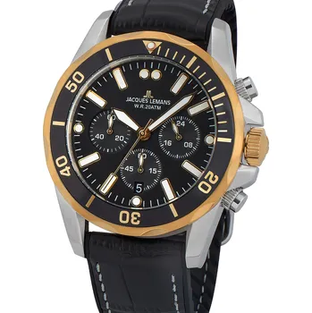 Hodinky Jacques Lemans 1-2091D Liverpool chrono 43mm 20ATM