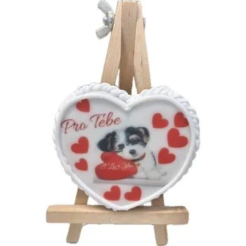 Dortisimo Perníček Srdíčko s pejskem se srdíčkem Pro Tebe (1 ks)