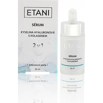 Pleťové sérum ETANI Sérum 2v1 kyselina hyaluronová s kolagenem 30 ml
