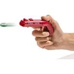 Otvírák na láhve s pistolí na uzávěry