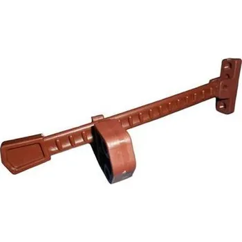 dveřní zarážka pojistka větrací UH hnědá - 16 poloh