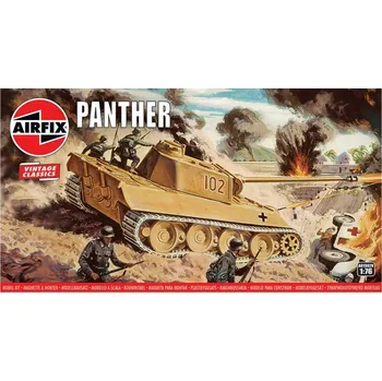 Plastikový model Panther (Airfix 1:76)