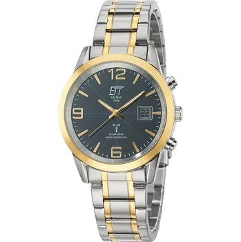 Hodinky ETT Eco Tech Time ETT EGS-11502-32M solar drive radio controlled Basic men`s 41mm 5ATM