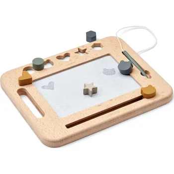 Magnetická kreslící tabulka Liewood Magnetická kreslící tabulka Veneda Faune Green Liewood Veneda Drawing Activity Board