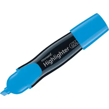 Zvýrazňovač MONAMI Zvýrazňovač 604, 1-6mm, Modrý, 2060067560