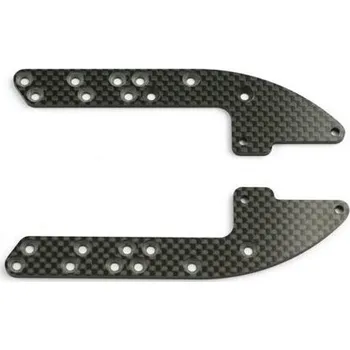 RC náhradní díl Serpent Side electronics mount L+R carbon F110 SF3 SER411381 - expresní doprava