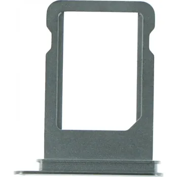 Šuplík na SIM kartu s vodotěsným gumovým kroužkem pro iPhone X ORI - Bílý