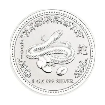 10 uncí stříbrná mince Austrálie Lunar I had 2001