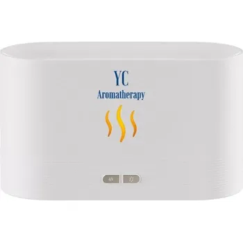 Aroma difuzér Your Candle Flame ultrazvukový difuzér bílý, 1 ks.