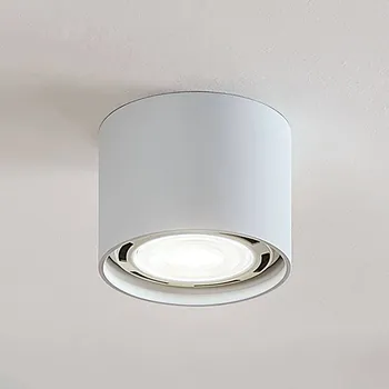Lampička Stropní bodové svítidlo Arcchio Mabel, Ø 12 cm, bílé, kov, GU10 bílá 1 x 20 W ES111 LED - Doprava zdarma