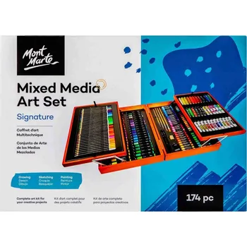 Výtvarná sada MontMarte Kreativní sada č. 0061 - 174 ks - dřevěný box