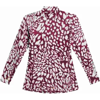 J.Lindeberg Asa Print Soft Compression dámský top, glitch leo lime dámské, XS