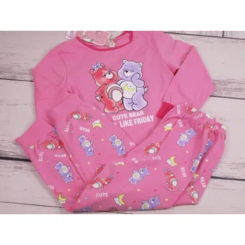 Dívčí pyžamo Pyžamo Kugo MP1760 růžové s medvídky velikost oblečení - děti: 104