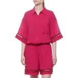 Dámská plážová košile 262732 4R338 01975 třešňová - Emporio Armani S/M