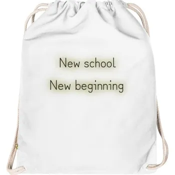 Vak na záda Organic s potiskem Vak "New school"